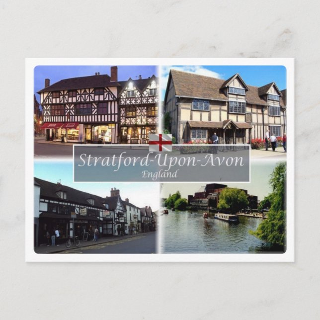Carte Postale GB Royaume-Uni - Angleterre - Stratford-Upon-Avon (Devant)