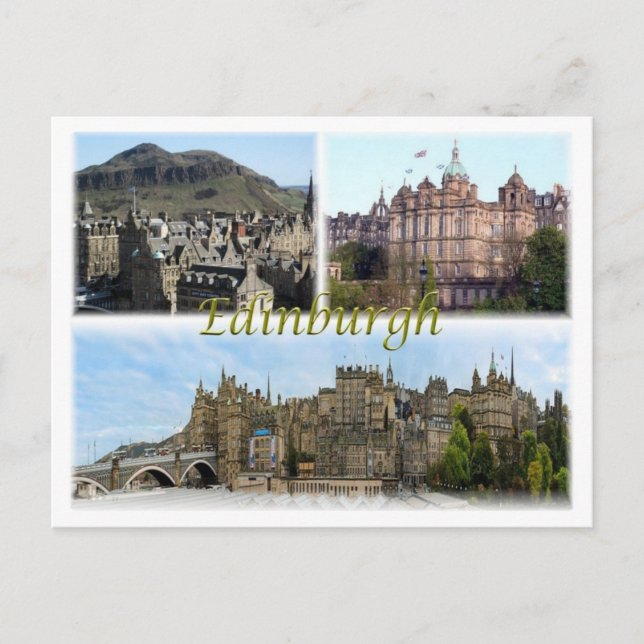 Carte Postale GB Royaume-Uni - Ecosse - Edimbourg - (Devant)