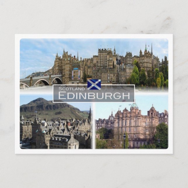 Carte Postale GB Royaume-Uni - Ecosse - Edimbourg - (Devant)
