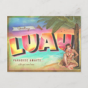 CARTE POSTALE GC LUAU SUNSET