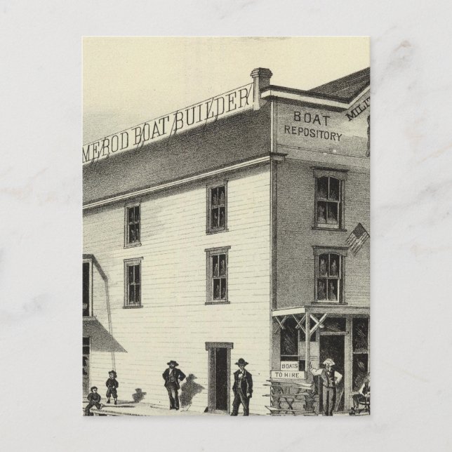 Carte Postale GC Ormerod, Boat Builder, Asbury Park, NJ (Devant)