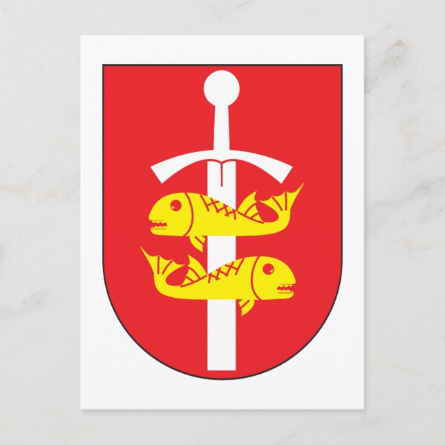 Carte Postale Gdynia Coat of Arms (Devant)