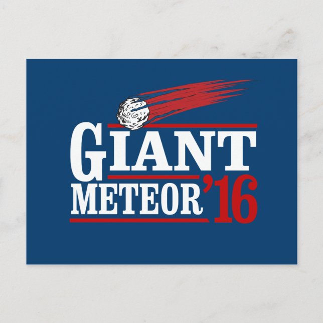 Carte Postale Géante Météorite 2016 (Devant)