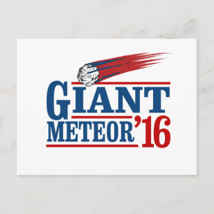 Carte Postale Géante Météorite 2016