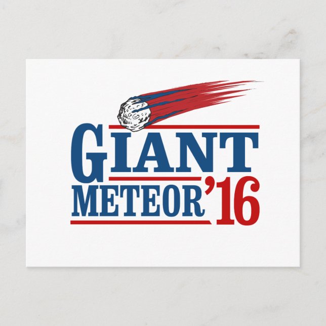 Carte Postale Géante Météorite 2016 (Devant)