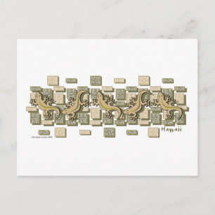 CARTE POSTALE GECKO