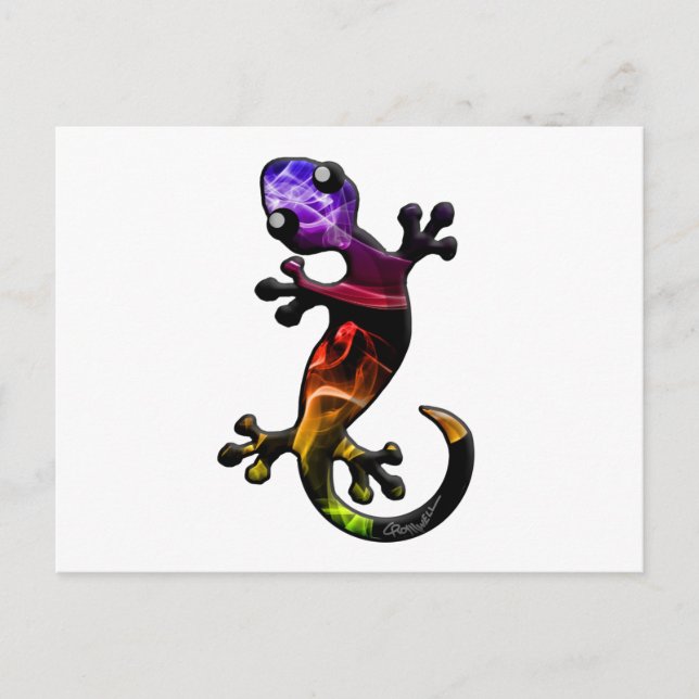 Carte Postale Gecko Lizard (Devant)