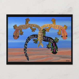 Carte Postale Geckos dans la Vallée du Feu