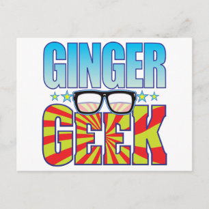 Carte Postale Geek Ginger v4