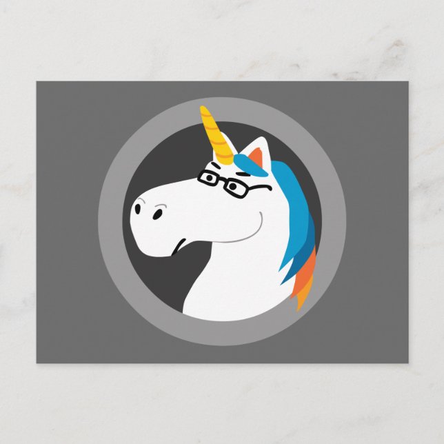 Carte Postale Geekicorn (Devant)