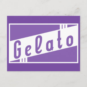 Carte Postale gelée rétro