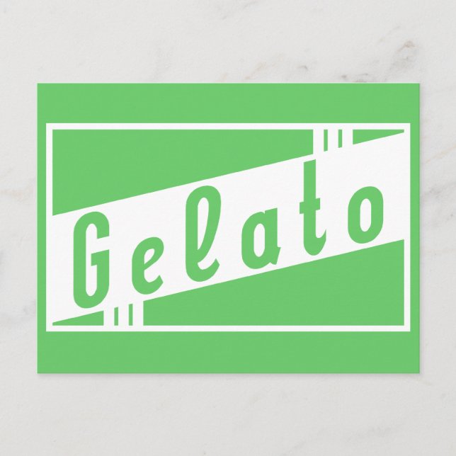Carte Postale gelée rétro (Devant)