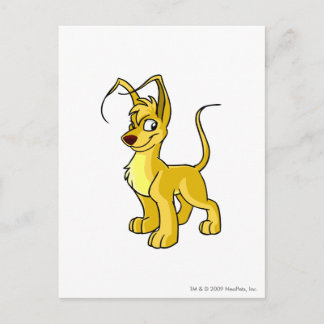 Carte Postale Gelert jaune