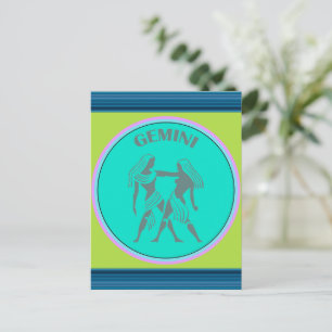 Carte postale Gémeaux