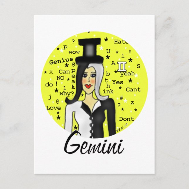 Carte Postale Gemini (Devant)