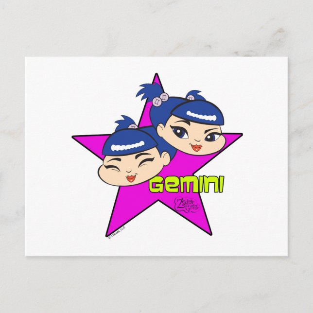 Carte postale Gemini (Devant)
