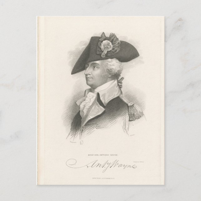 Carte Postale Général Anthony Wayne (Devant)