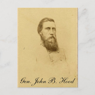 Carte Postale Général John Bell Hood
