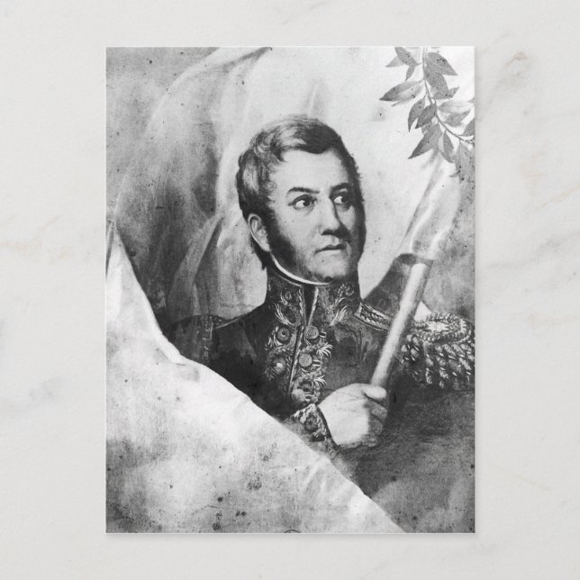 Carte Postale Général Jose de San Martin (Devant)