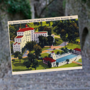 Carte Postale General Oglethorpe Hotel Golf Club Wilmington Isl
