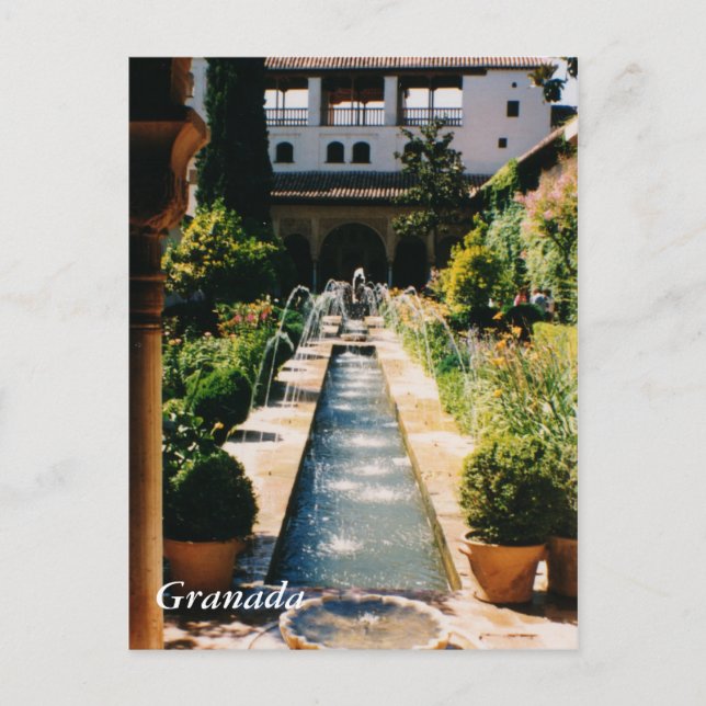 Carte Postale Generalife (Devant)