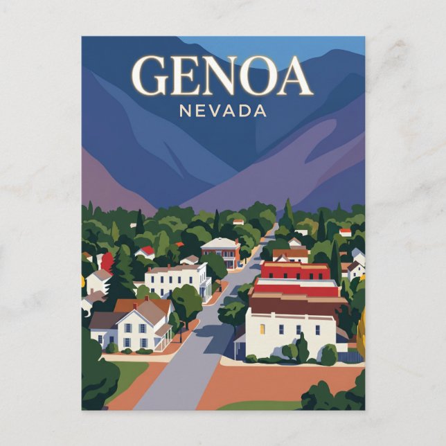 Carte Postale Gênes USA (Devant)
