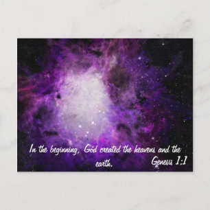 Carte Postale Genèse 1:1