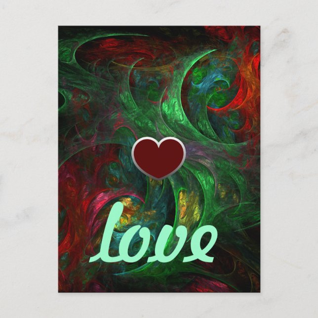 Carte postale Genesis Green Love (Devant)