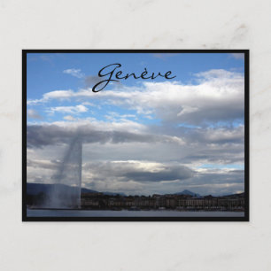 Carte Postale genève d'eau paquis