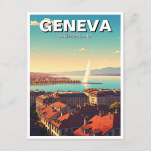 Carte Postale Genève Suisse