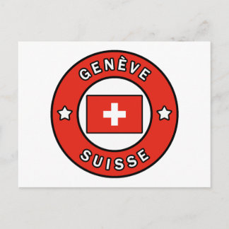 Carte Postale Genève Suisse