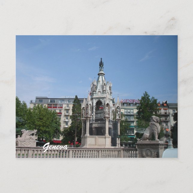Carte Postale Genève, Suisse (Devant)