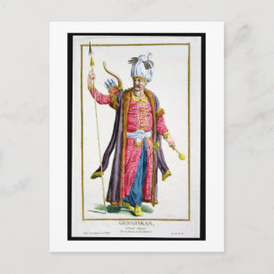 Carte Postale Genghis Khan (c.1162-1227) de Receuil des Estam