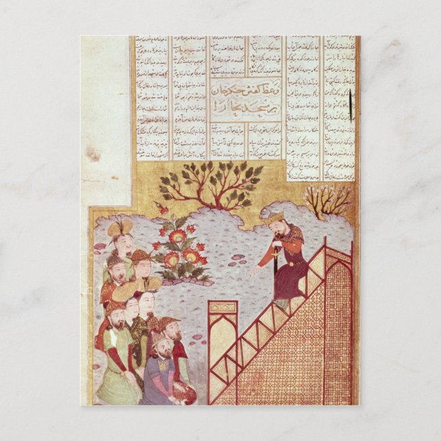 Carte Postale Genghis Khan s'adresse à une congrégation (Devant)