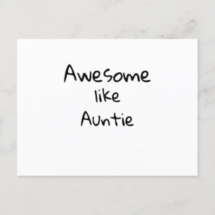 Carte Postale Génial comme Tatie