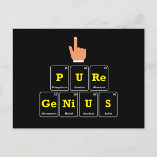 Carte Postale Génie pur