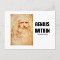 Genius Within (Leonardo da Vinci Autoportrait)
