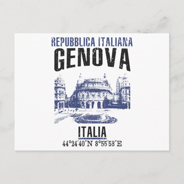 Carte Postale Genova (Devant)