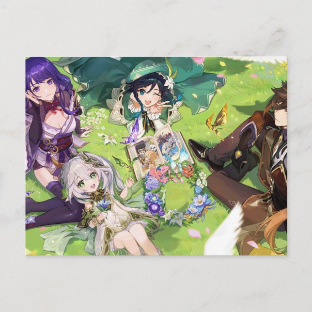 Carte postale Genshin [2e anniversaire] (Devant)