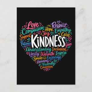 Carte Postale Gentillesse compassion empathie et respect