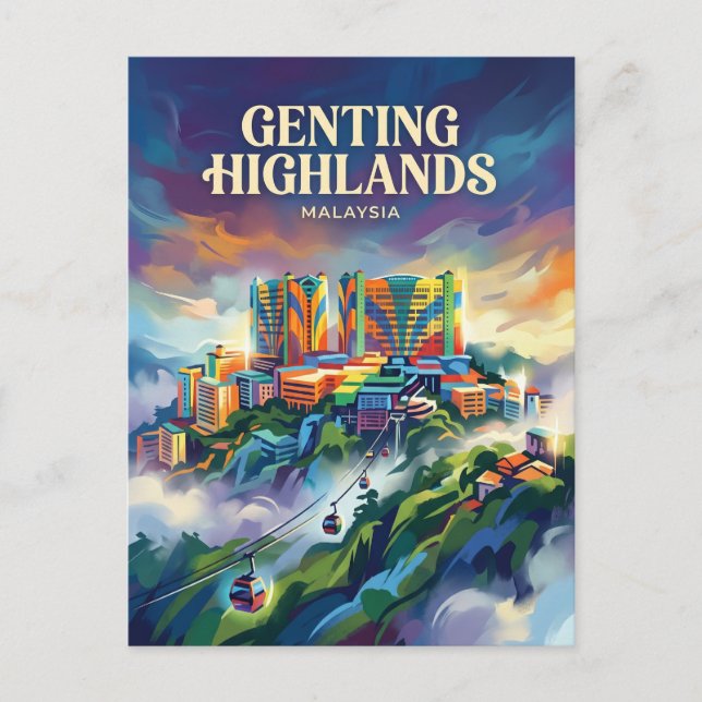 Carte Postale Genting Highlands Malaisie (Devant)