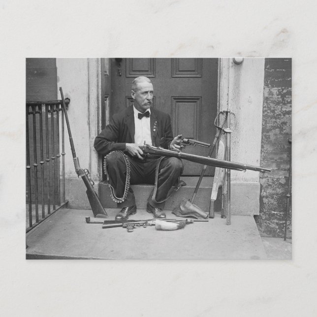 Carte Postale Gentleman Gunslinger, 1927 (Devant)