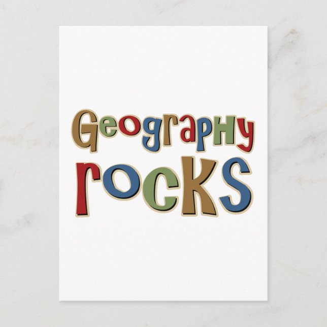 Carte Postale Géographie Rocks (Devant)