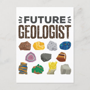Carte Postale Géologie future Géologie Rocks Gems