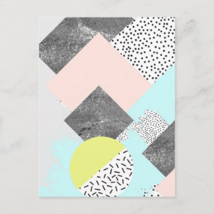 Carte Postale Geometric Abstract Scandi