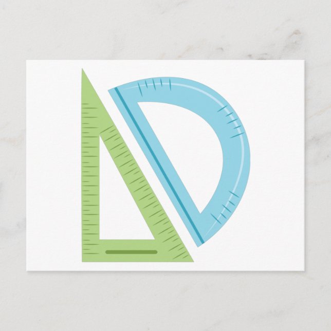 Carte Postale Géométrie (Devant)