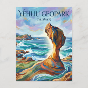 Carte Postale Géoparc Yehliu Taïwan
