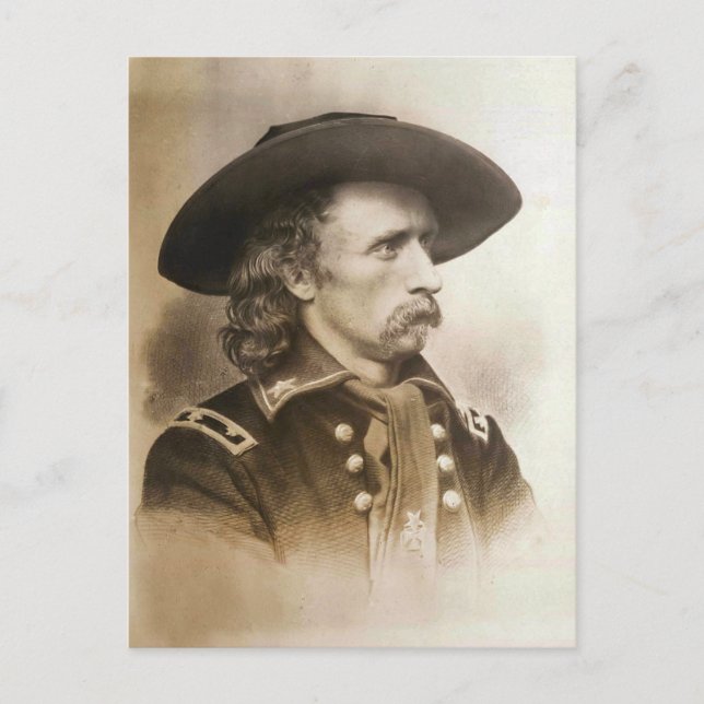 Carte Postale George Armstrong Custer vers les années 1860 (Devant)