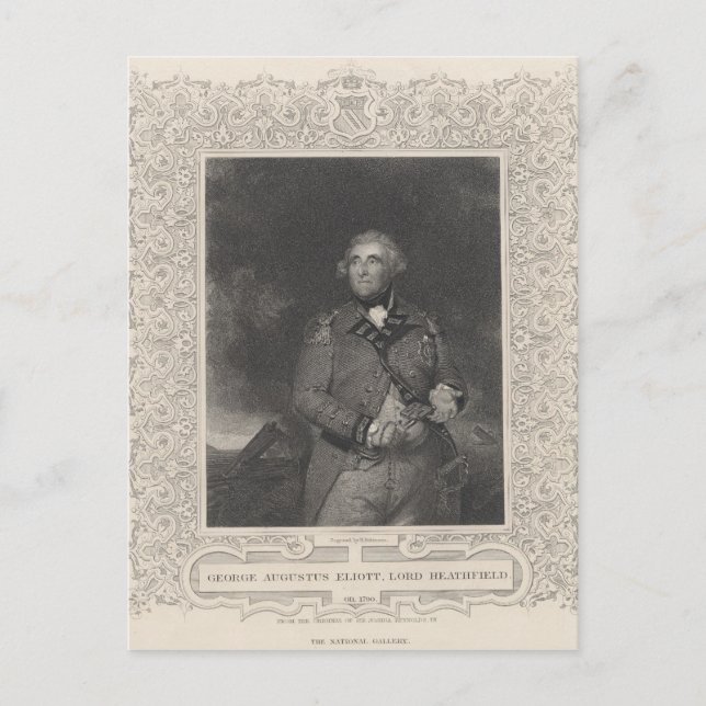 Carte Postale George Augustus Eliott, 1er baron Heathfield (Devant)