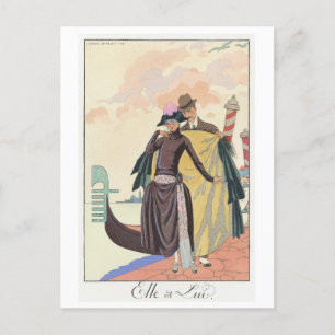 Carte postale George Barbier